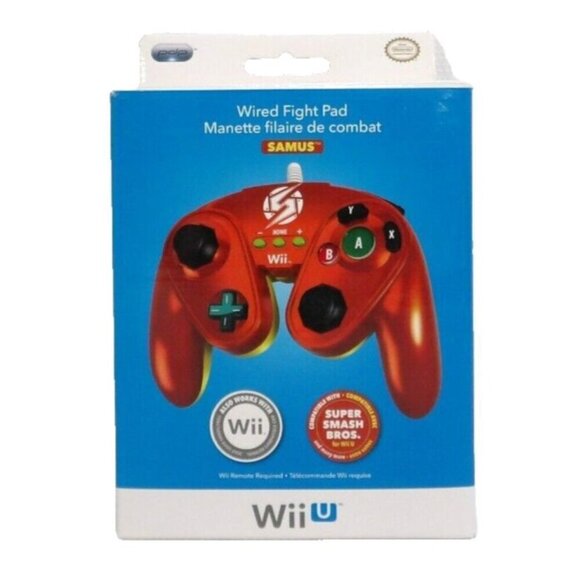 SAMUS wired Flight Pad Wii controller Super Smash Bros 2015 PERFORMAN DSN, NEW - Picture 1 of 2